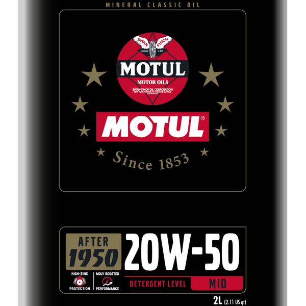 Motul 20W50 Classic Performance Oil - 10x2L