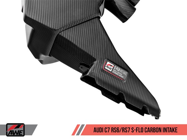 AWE Tuning Audi C7 RS6 / RS7 4.0T S-FLO Carbon Intake V2