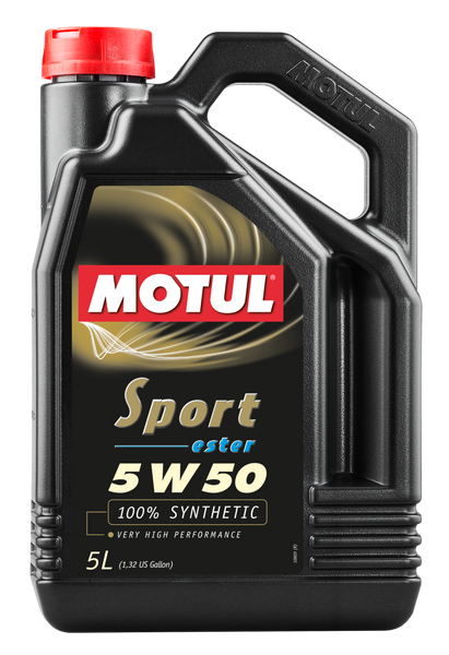 Motul 5L Synthetic Engine Oil Sport 5W50