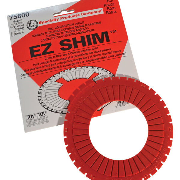 SPC Performance EZ Shim Dual Angle Camber/Toe Shim (Red)
