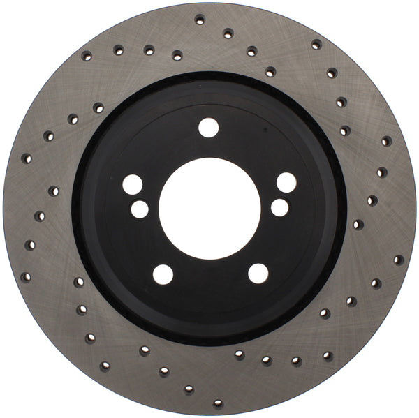StopTech 01-07 BMW M3 (E46) / 00-04 M5 (E39) Drilled Left Rear Rotor