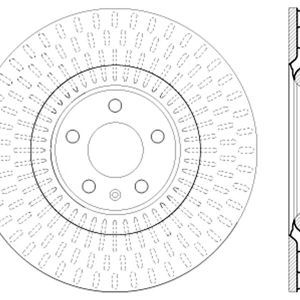 StopTech Slotted & Drilled Sport Brake Rotor