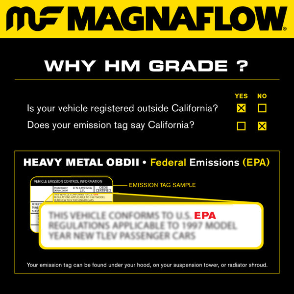 MagnaFlow Conv DF BMW 5 06-07 Front