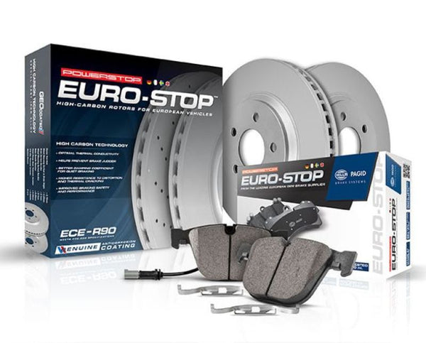 Power Stop 06-09 Audi A3 Rear Euro-Stop Brake Kit