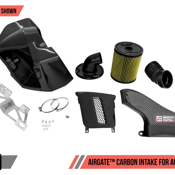AWE Tuning Audi B9 SQ5 3.0T AirGate Carbon Fiber Intake w/ Lid