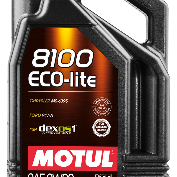 Motul 5L Synthetic Engine Oil 8100 0W20 ECO-LITE