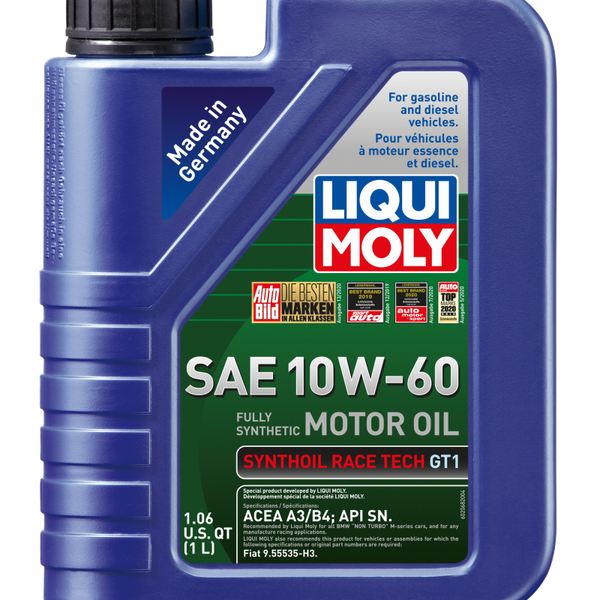 LIQUI MOLY 1L Synthoil Race Tech GT1 Motor Oil SAE 10W60