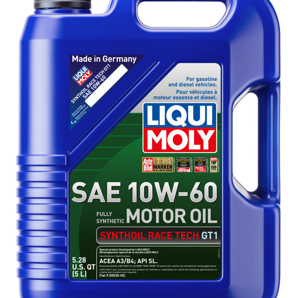 LIQUI MOLY 5L Synthoil Race Tech GT1 Motor Oil SAE 10W60