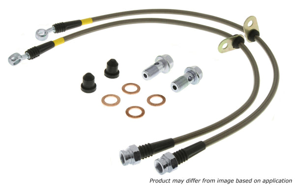 StopTech 02-08 Audi A4 Quattro Rear Stainless Steel Brake Line Kit