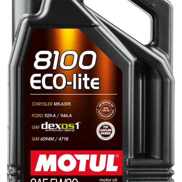 Motul 5L Synthetic Engine Oil 8100 5W30 ECO-LITE