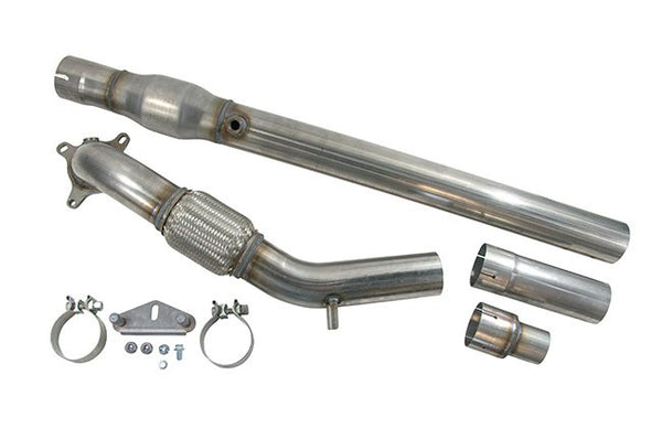 USP 3'' Stainless Steel Exhaust 2.0t FSI/TSI Down pipe catted